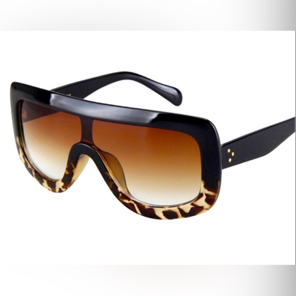 Street west Celine style Big frame square sunglasses